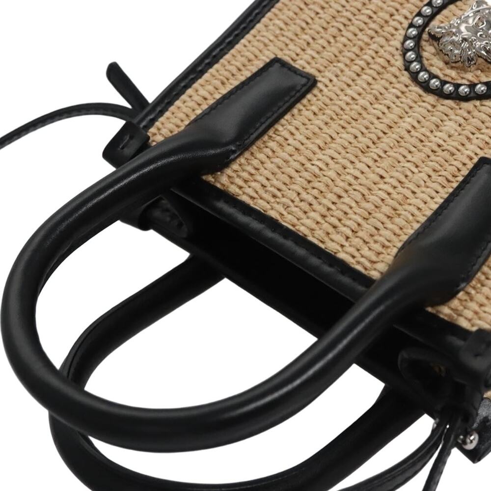 Versace Raffia Handbag Beige - Picture 8 of 15